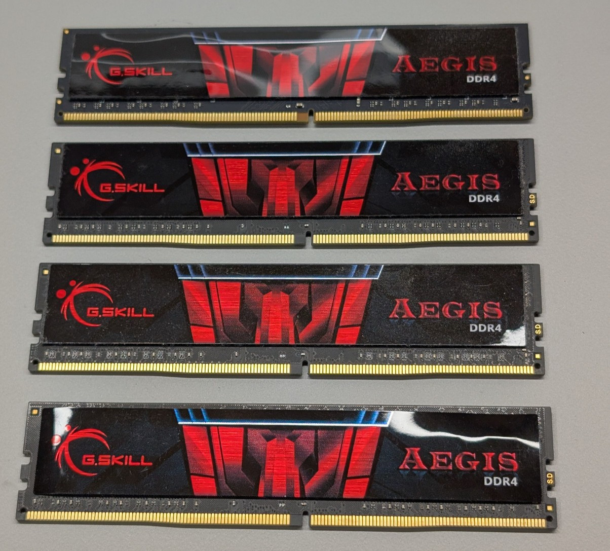G. Skill Aegis DDR4 F4-3000C16S-8GISB 4x8GB – 32GB Total Desktop DIMM Memory RAM