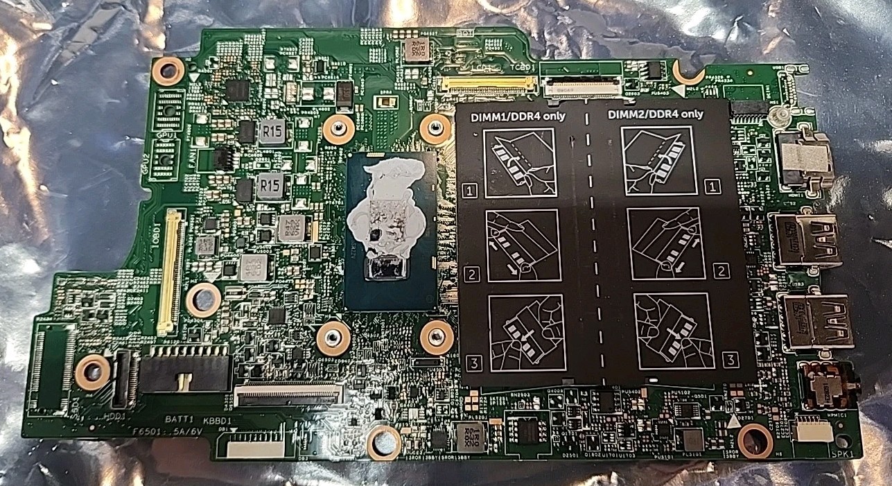 For Dell Inspiron 13 5378 5578 i7-7500U 2.7GHz Laptop Motherboard P380W 0P380W