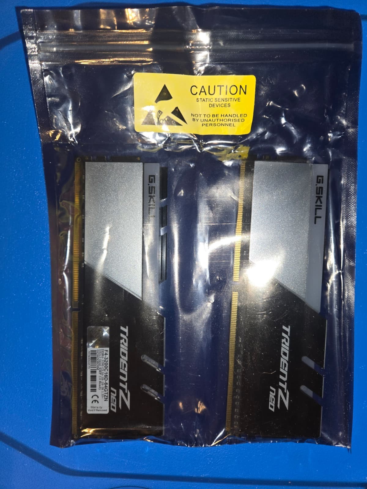 G.SKILL Trident Z Neo DDR4 RAM 64GB (2x32GB) PC4-25600 F4-3200C16D-64GTZN