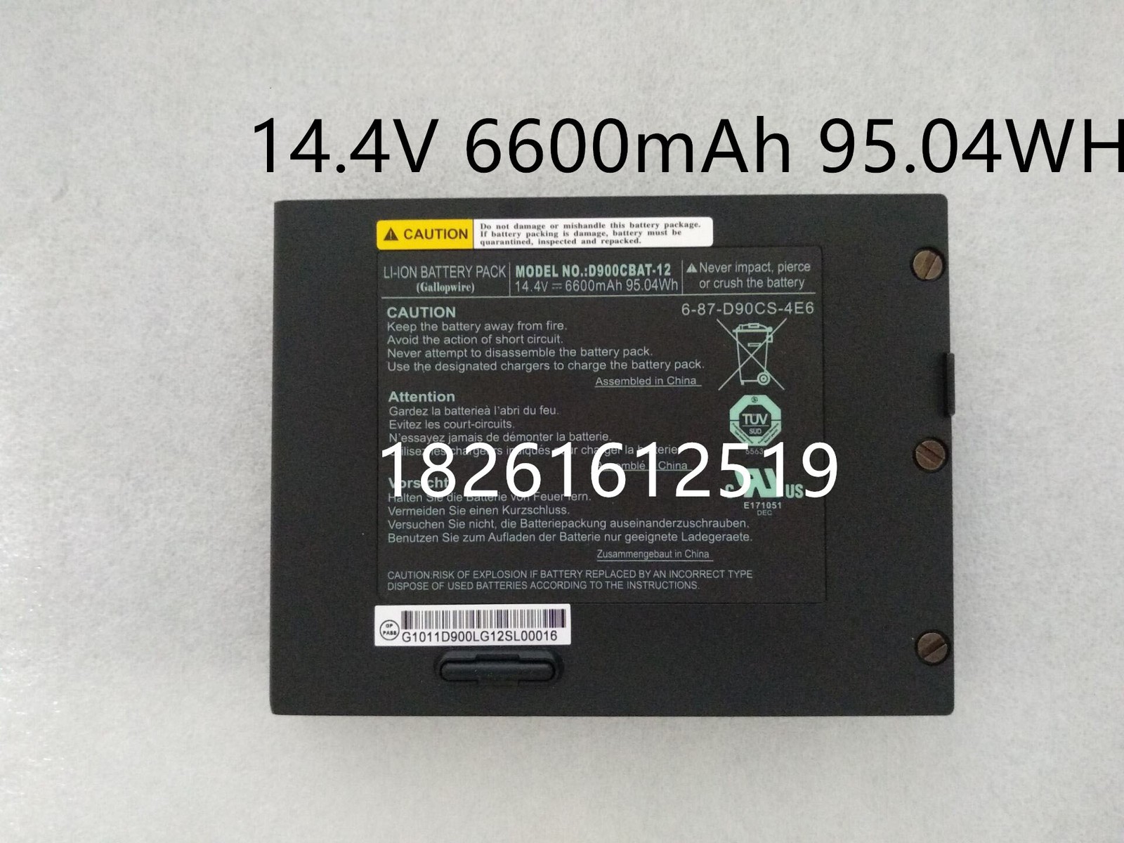 For new blue sky D90CS D900T D900CBAT-12 6-87-D90CS-4E6 laptop battery