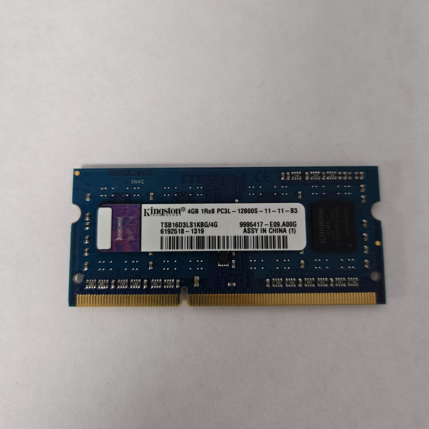 Kingston TSB16D3LS1KBG/4G 4GB (1x4GB) RAM DDR3 1600MHz
