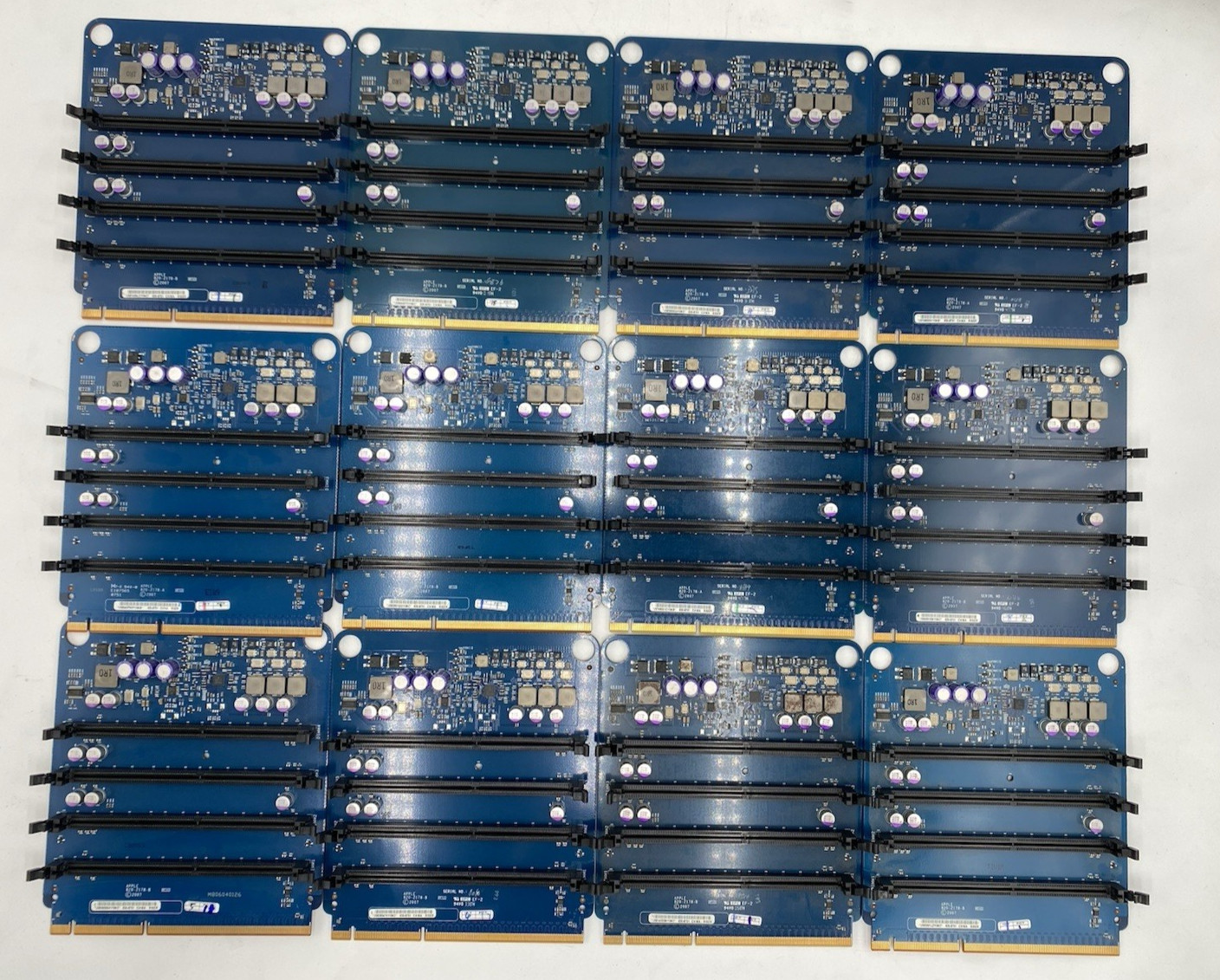 LOT OF 12 Apple Memory Riser Card for A1186 Mac Pro 3,1 2008 820-2178-B