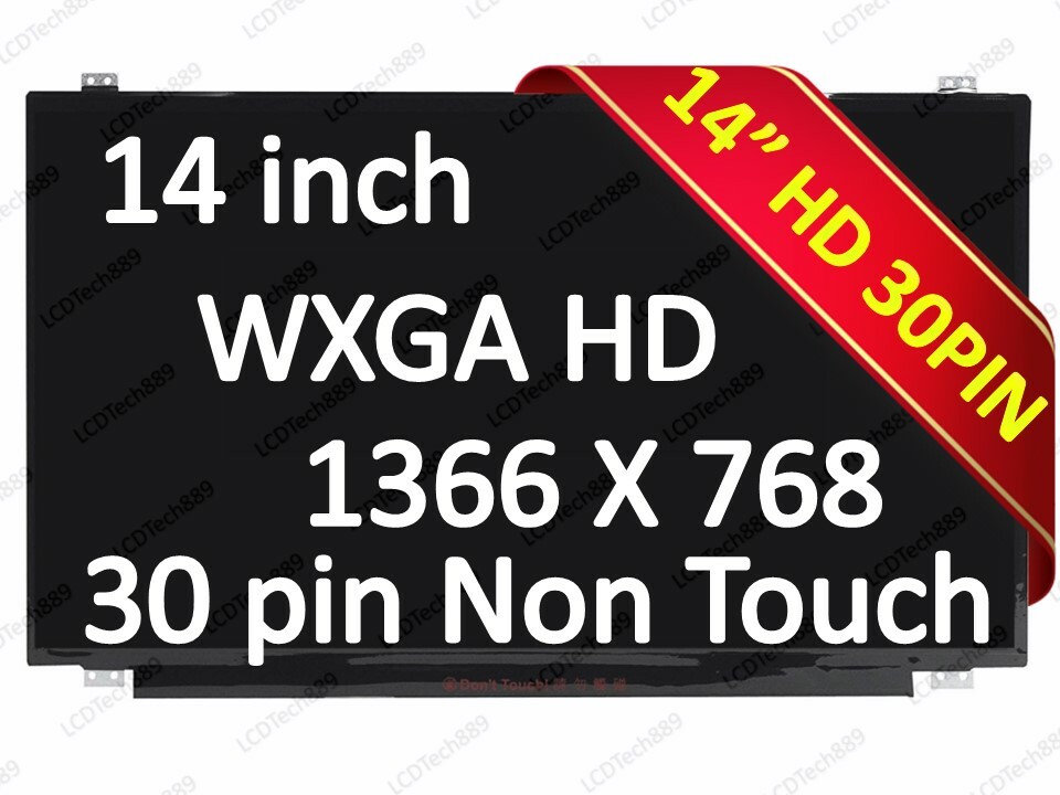 Dell LATITUDE 14 7480 30 Pins HD Screen Replacement LCD Display