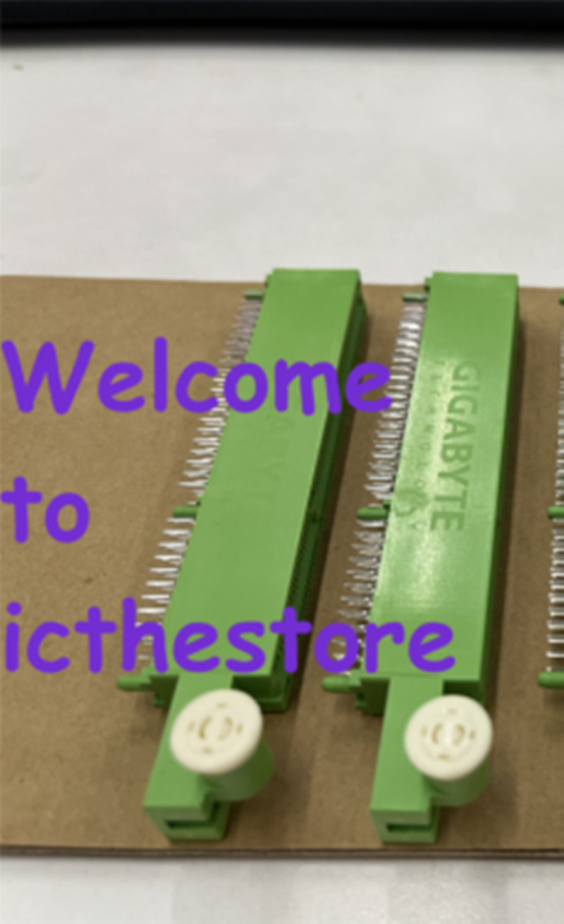 2PCS NEW AGP connection piece 11AC1-05R124-41R WAM7S-124BN4AB2GNU GREEN 124PIN