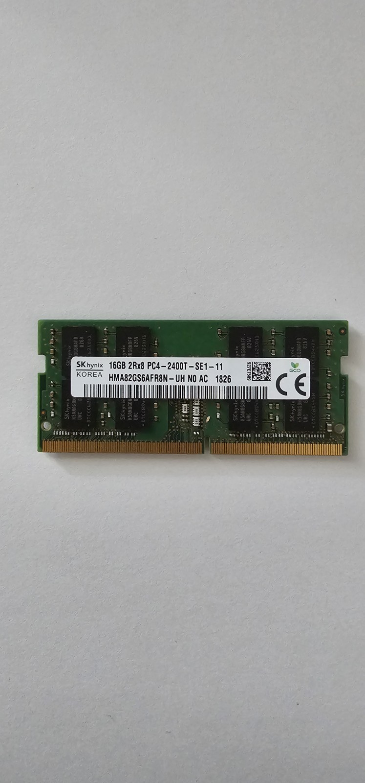 16GB SK Hynix HMA82GS6AFR8N-UH N0 AC PC4-2400T SODIMM Laptop Memory