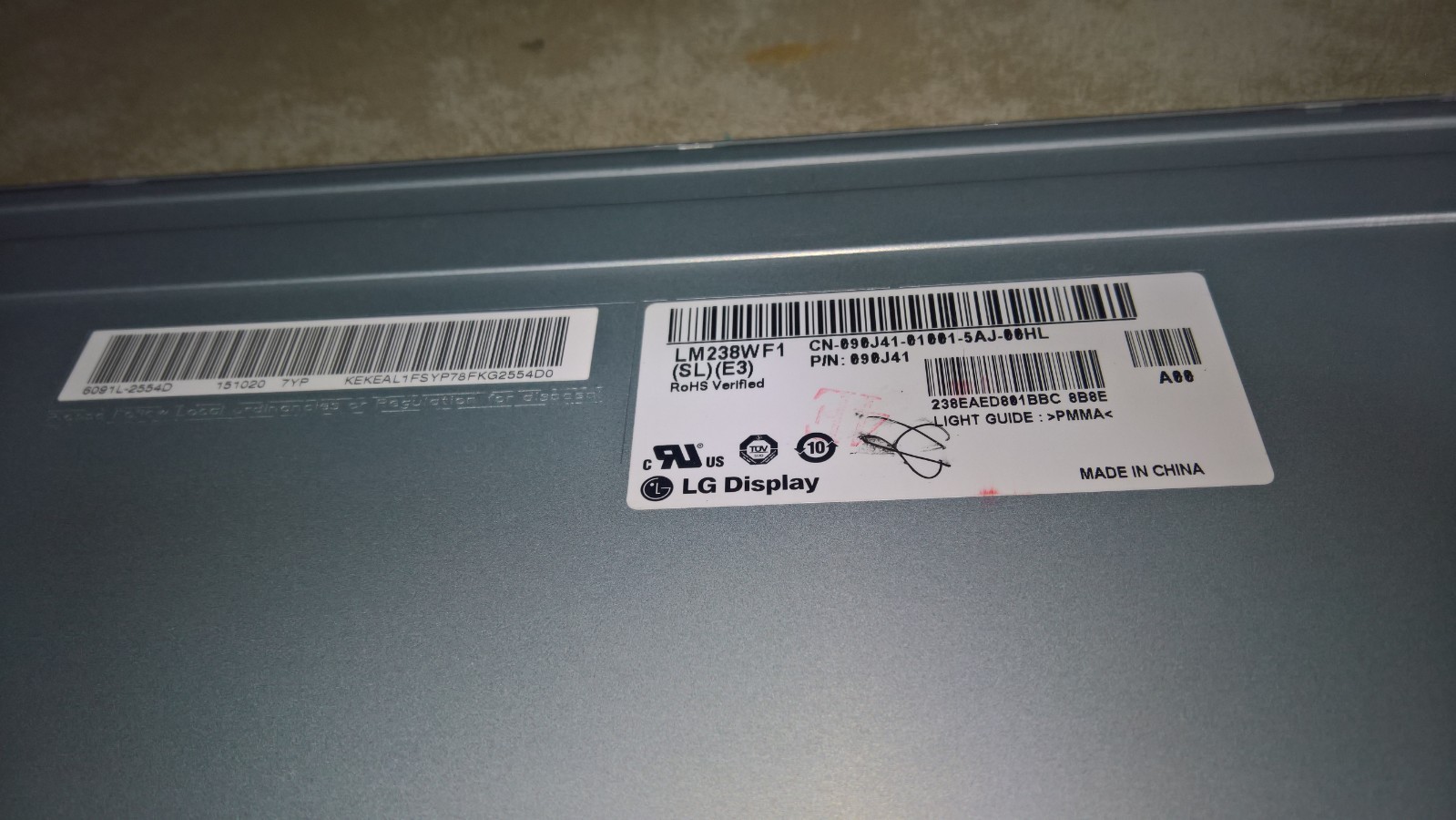 LG Display LM238WF1 (SL)(E3) 23.8 Inch Replacement LCD Display Panel