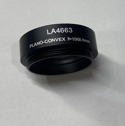 THORLABS LA4663 f = 1000.0 mm, Ø1″ UV Fused Silica Plano-Convex Lens