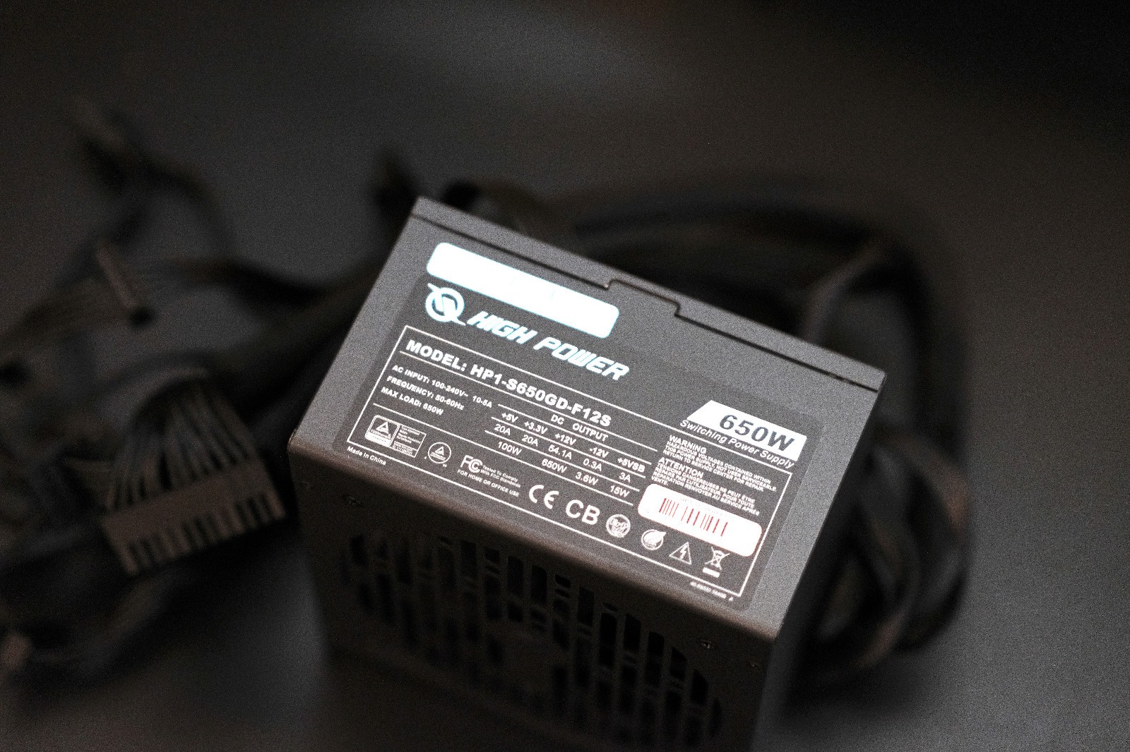 High Power HP1-S650GD-F12S 650W ATX Power Supply
