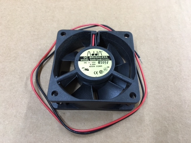 (2 pcs) AD0612HB-C70GL ADDA, DC Cooling Fan, 60mm 12VDC 23.2CFM, Brushless