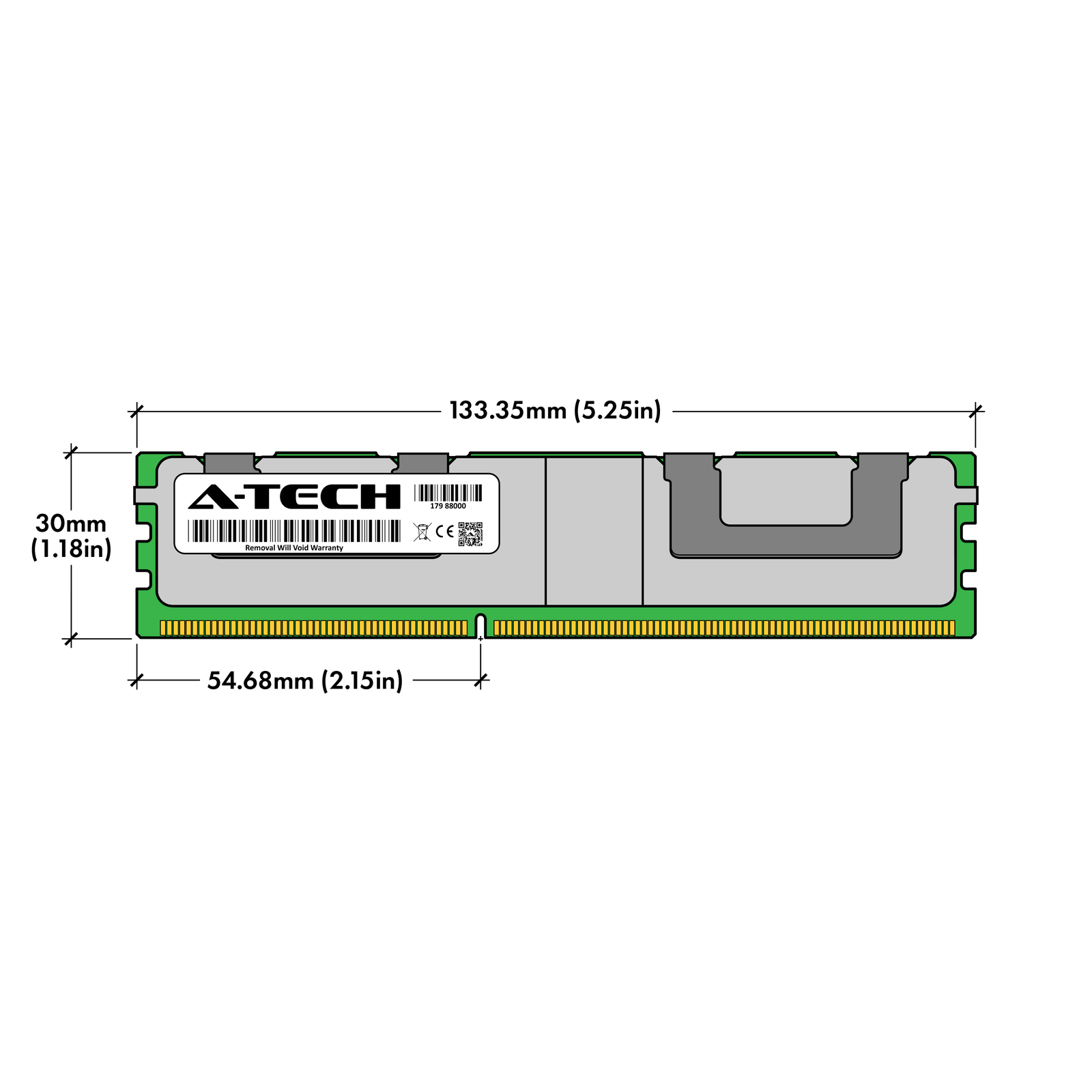 64GB 8Rx4 PC3-12800L LRDIMM (Dell SNPG2K02C/64G Equivalent) Server Memory RAM