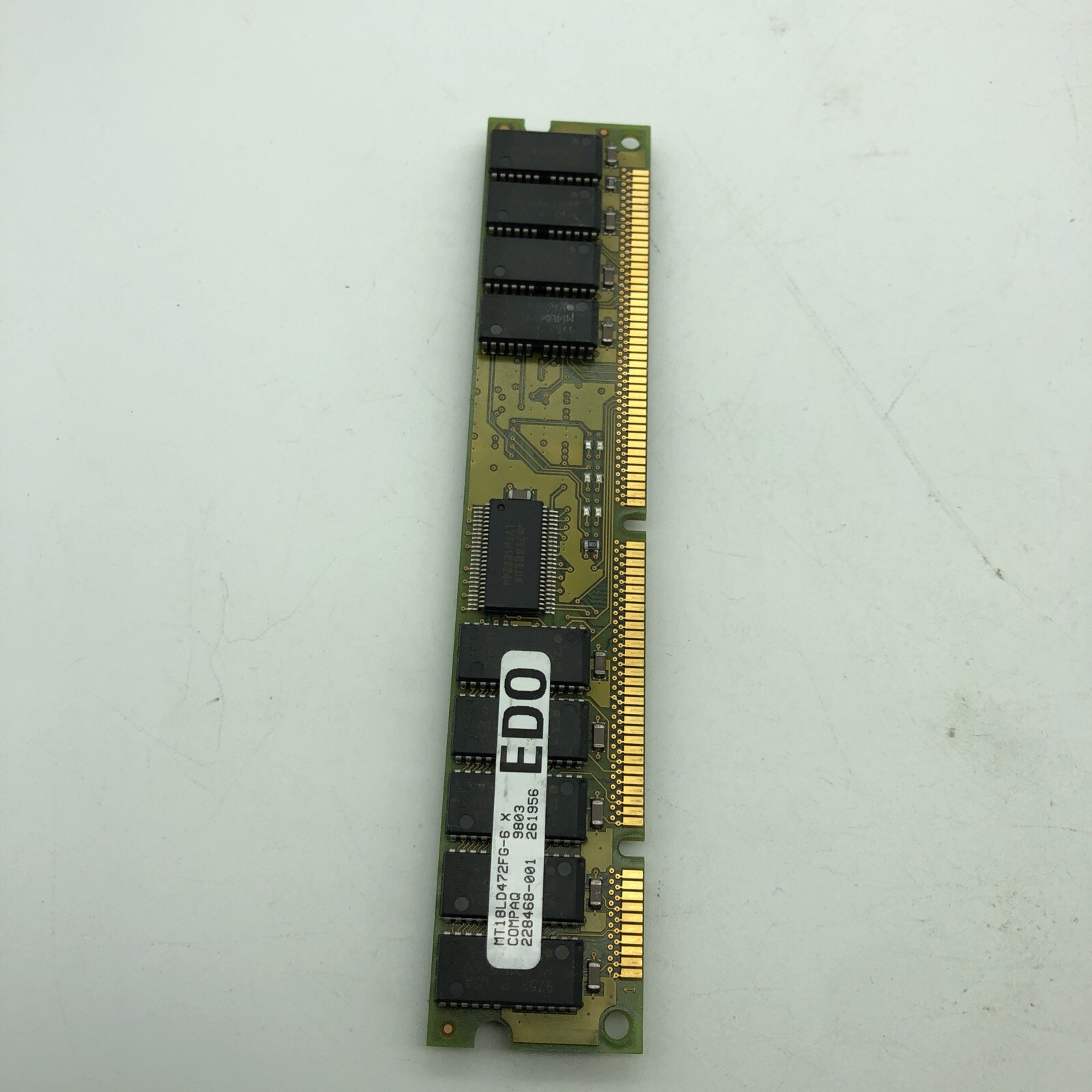 32MB Compaq # 228468 32MB EDO 168PIN DIMM Memory 4mx72 60ns Micron # MT18LD472FG