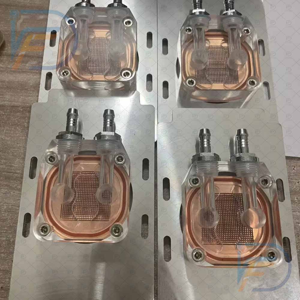 NVIDIA Tesla V100 Copper Full Cover GPU Water Block SXM2 Liquid Cooling