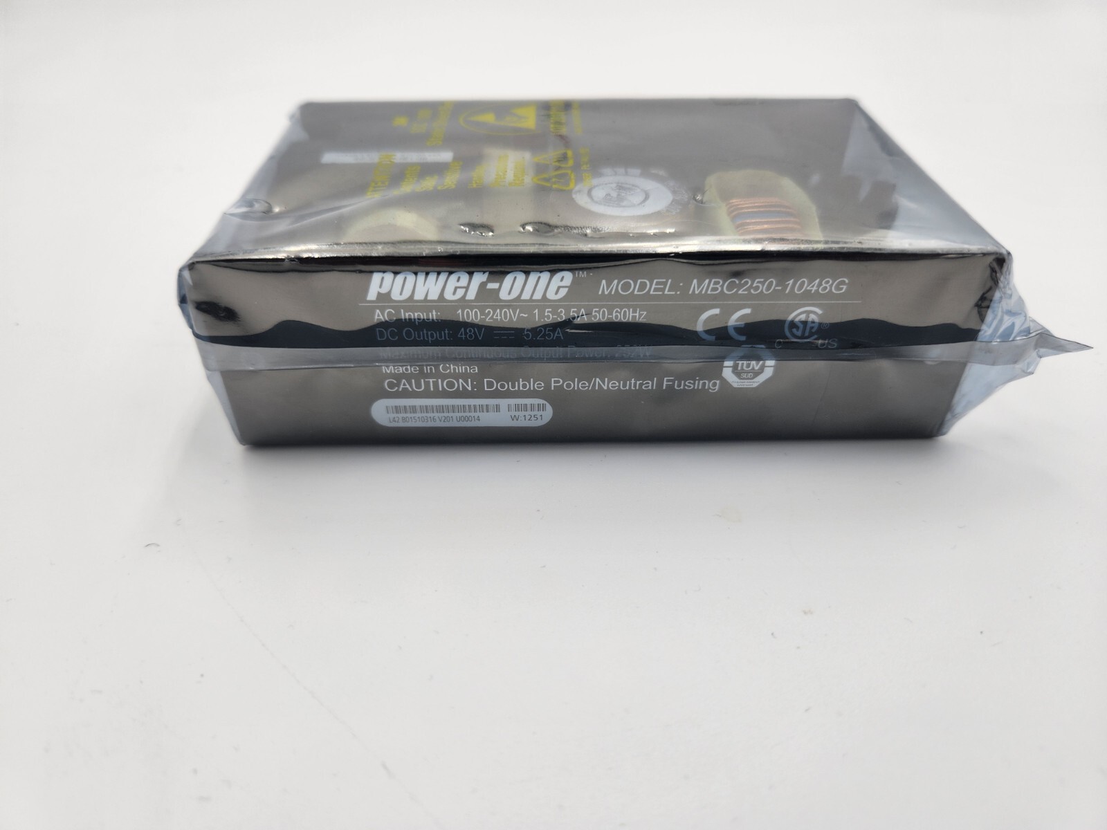 Power-One Power Supply MBC250-1048G AC/DC CONVERTER 48V 252W Open Frame