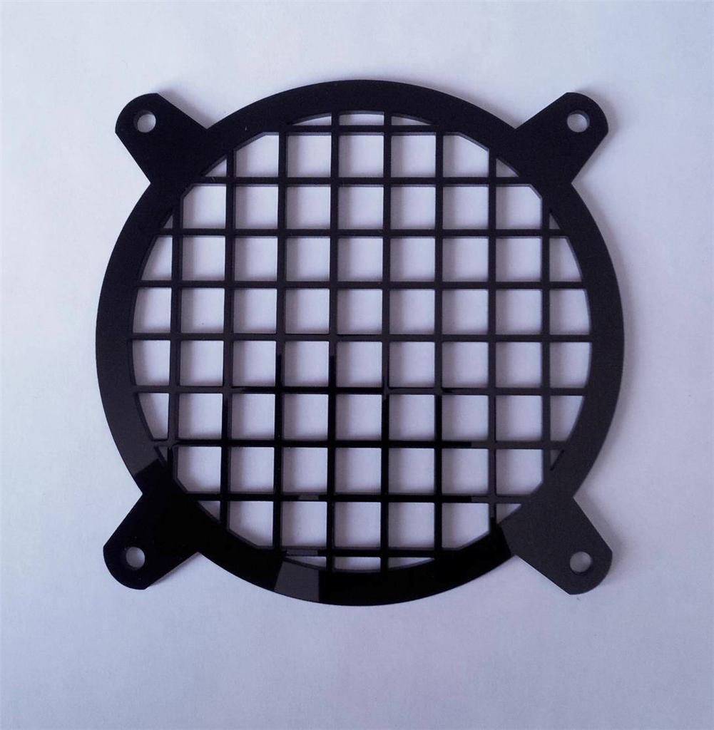 Custom 140mm HIGH FLOW Computer Fan Grill Gloss Black Acrylic Cooling Cover Mod