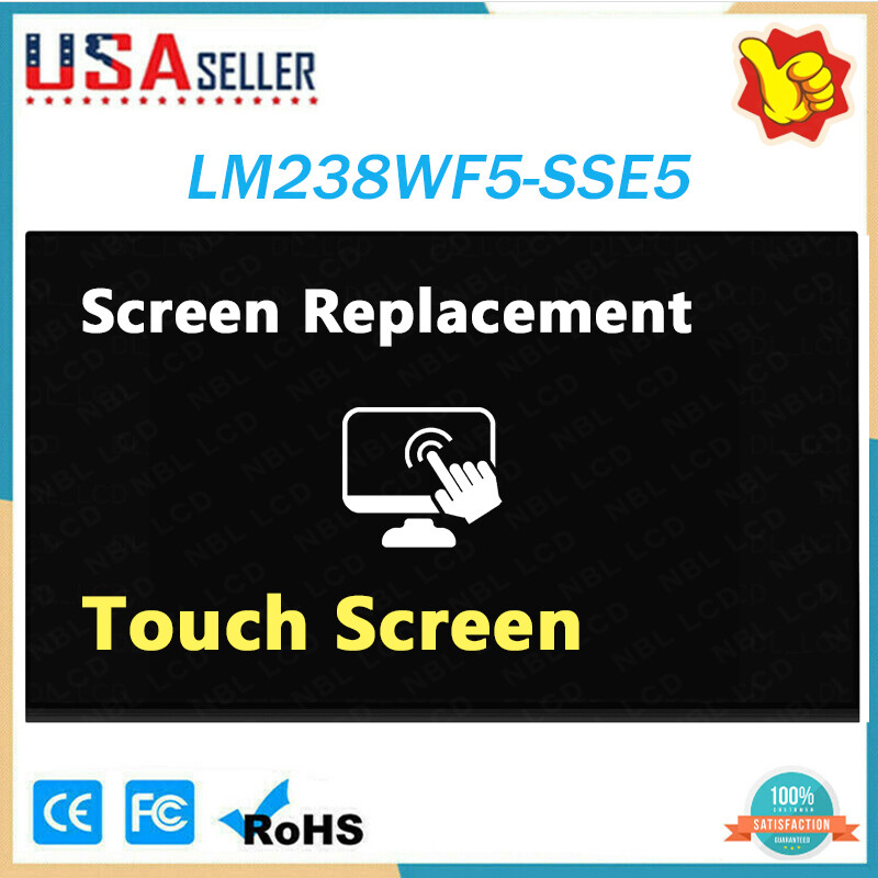 for HP L91416-002 LCD FHD Display Touch Screen LM238WF5-SSE5 23.8″ Replacement