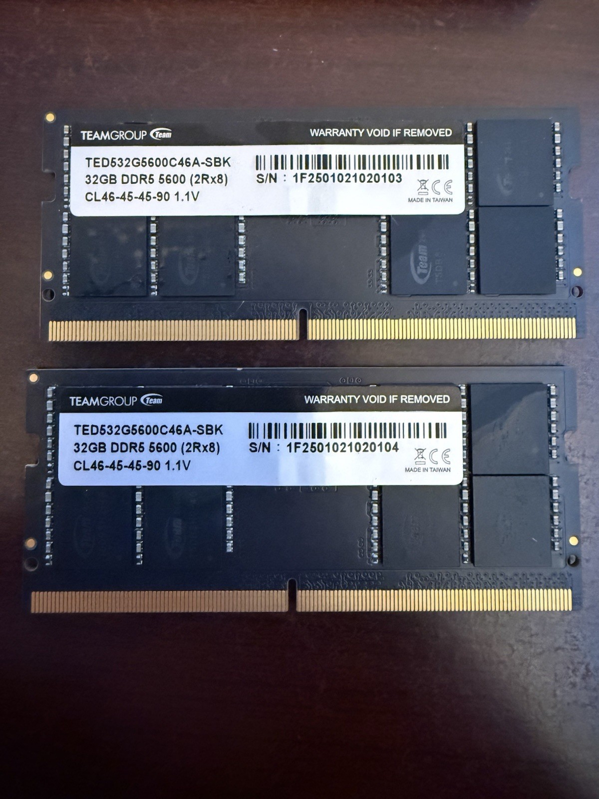 TeamGroup Elite 64GB DDR5-5600 SO-DIMM Laptop Memory (2x32GB) RAM – Fully Tested