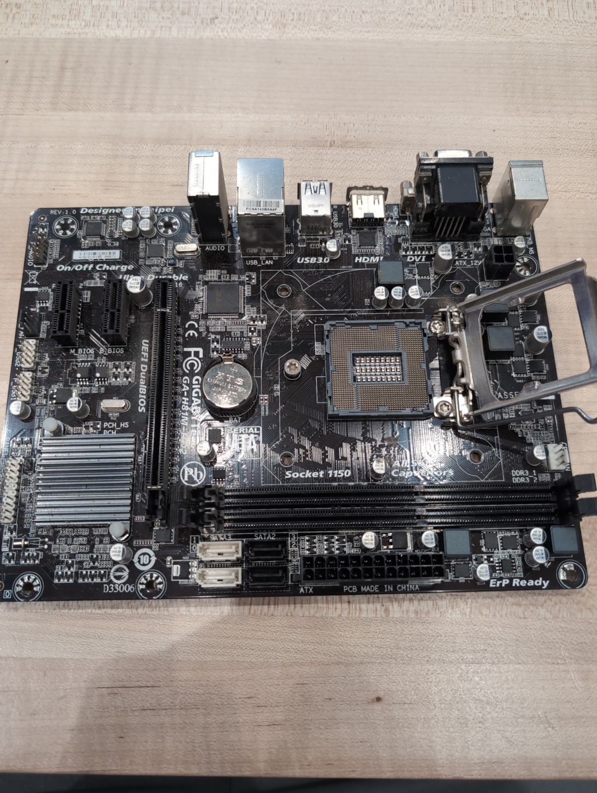 GIGABYTE GA-H81M-HD2 MOTHERBOARD INTEL LGA1150 DDR3 MICRO ATX HDMI/DVI/USB 3.0