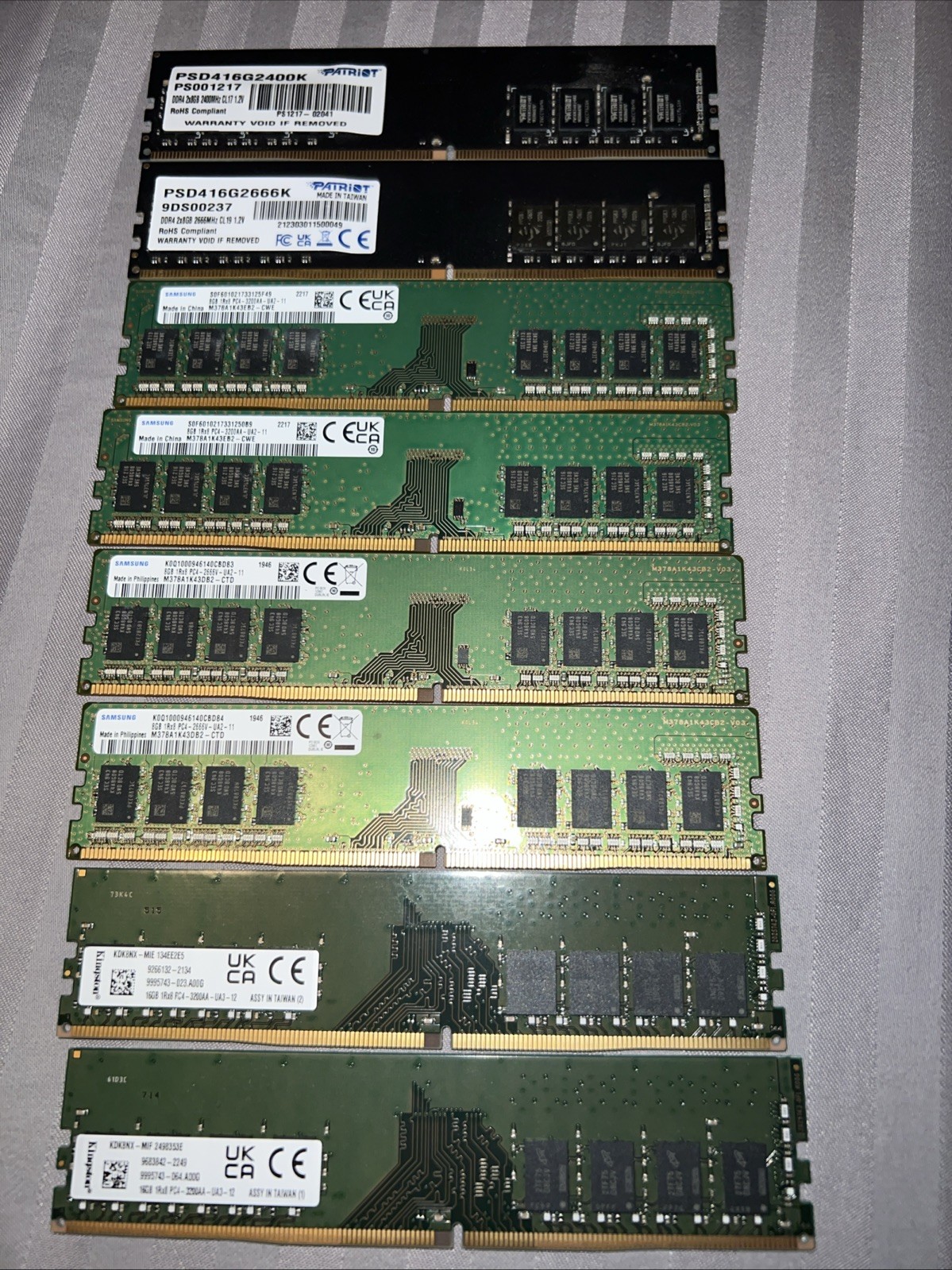 DDR4 RAM LOT *TESTED NOT WORKING*