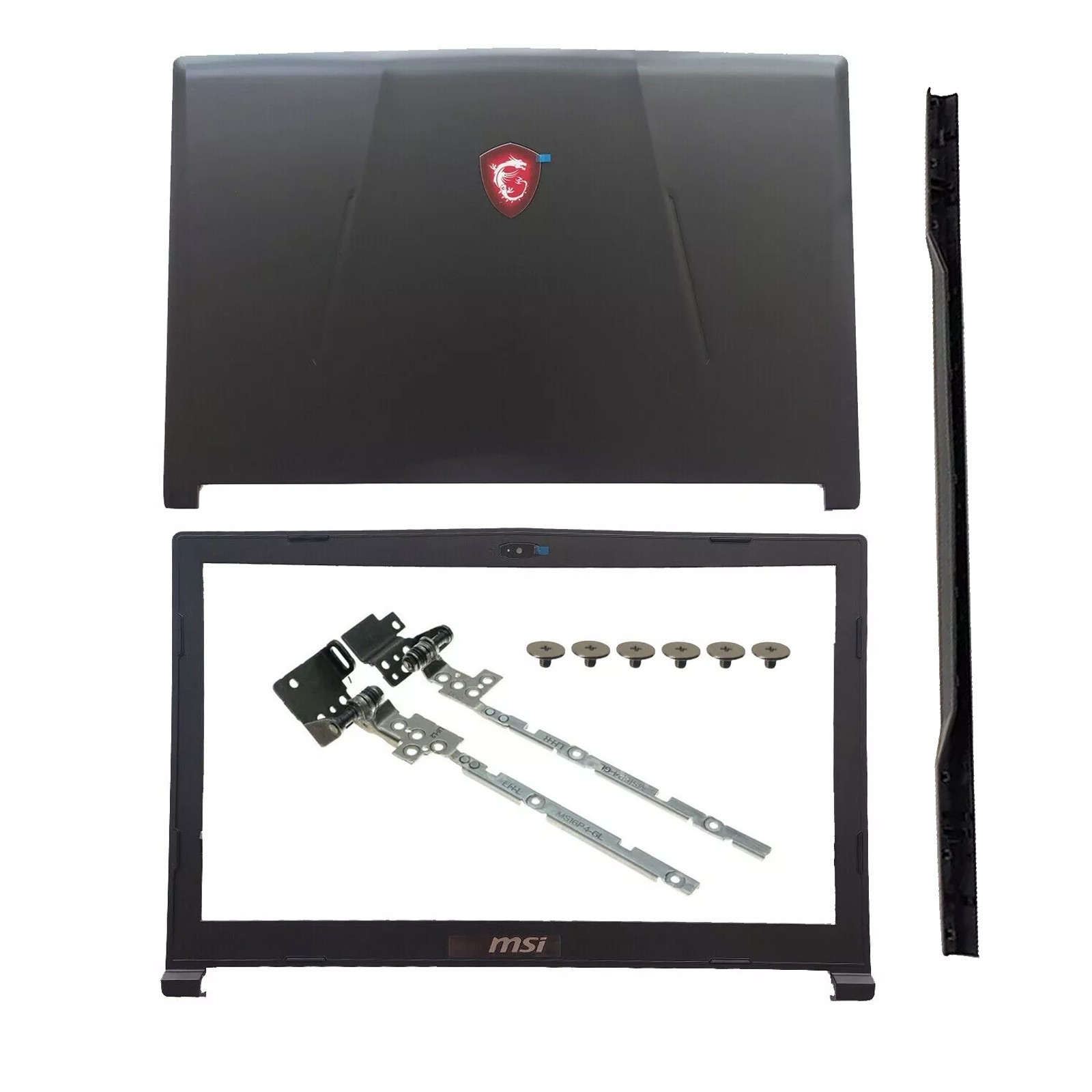 LCD Back Cover + Bezel + Hinges + Cover For MSI GL63 8RC 8RD 8RE 8SC 8SD 8SE US