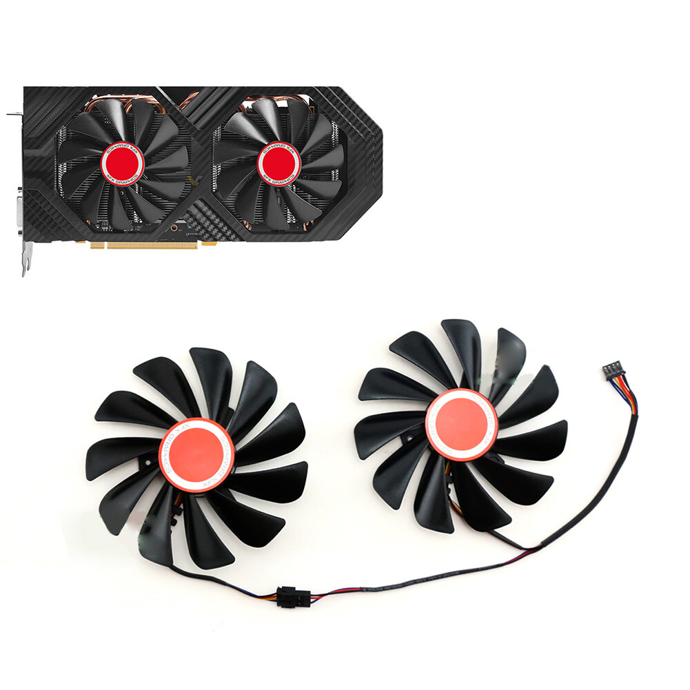 95mm For XFX RX Vega56/ RX Vega64 RX580 590 Graphics Cooling Fan FDC10U12S9-C