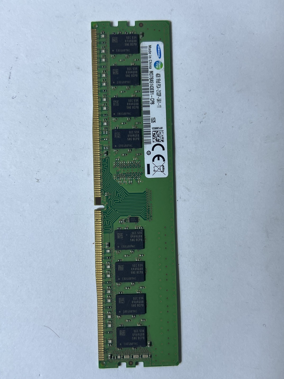 Samsung 4GB DDR4 RAM 2133P 2133 MHz PC4-17000 DIMM 288-Pin 1Rx8 – Desktop Memory