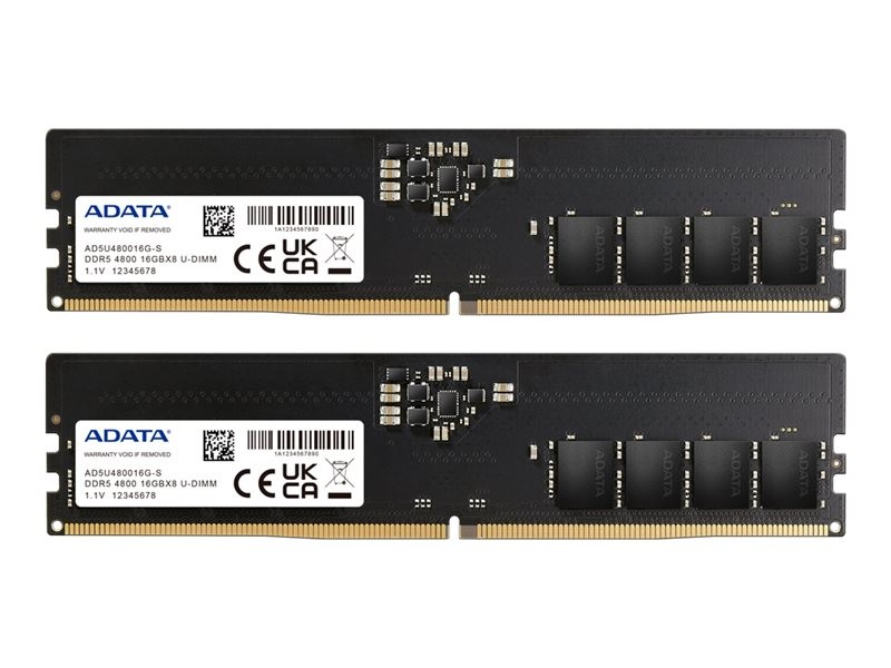 ADATA DDR5 4800 U-DIMM 32GB Dual Box 2x16GB RAM Memory for PC