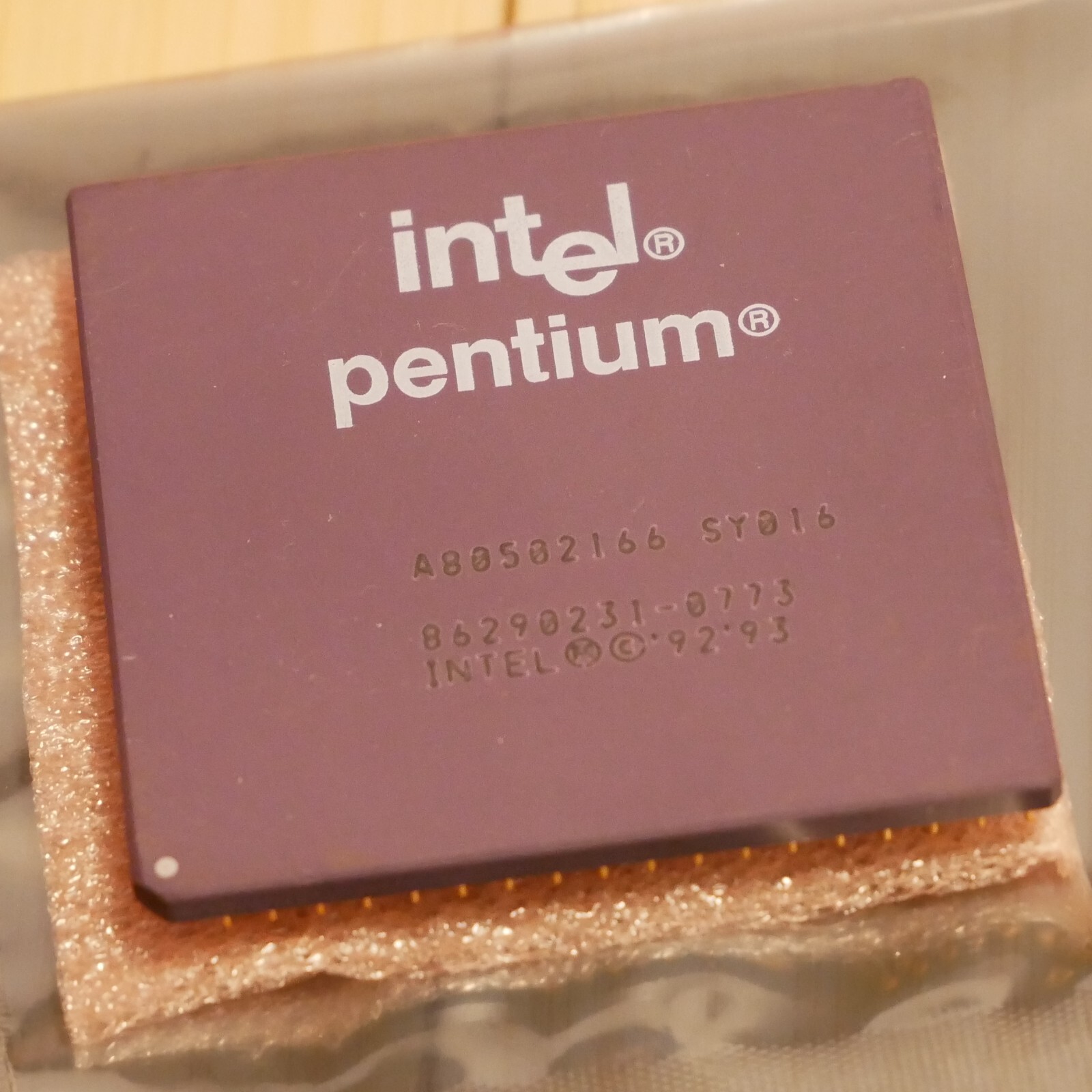 Intel Pentium 166 MHZ P166 x86 CPU Processor A80502166 – Tested & Working 05