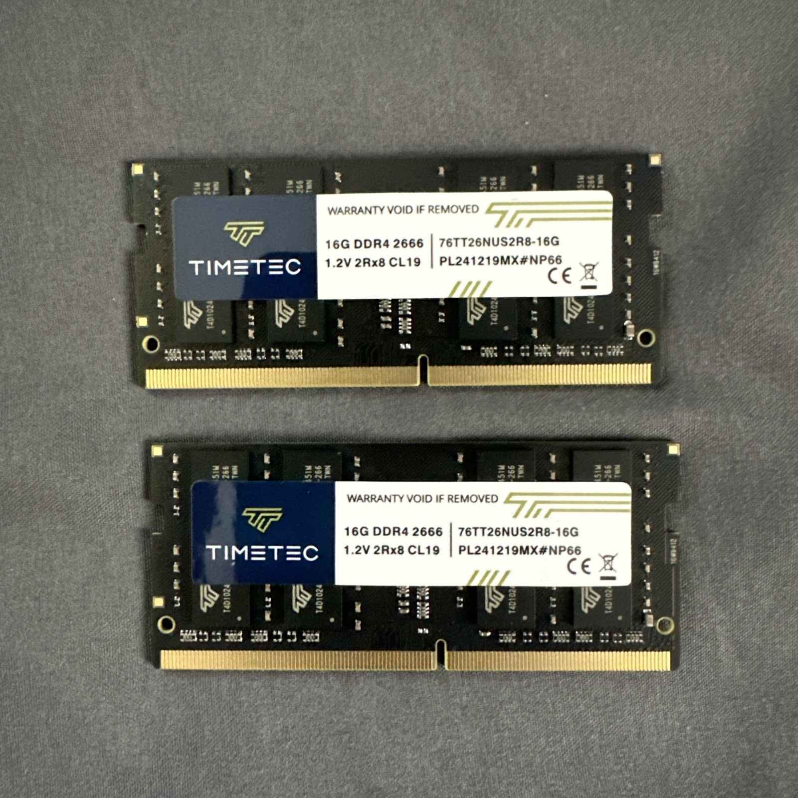 Timetec 32GB (2x 16GB) DDR4 SODIMM Memory 2666 MHz Laptop Ram. See description