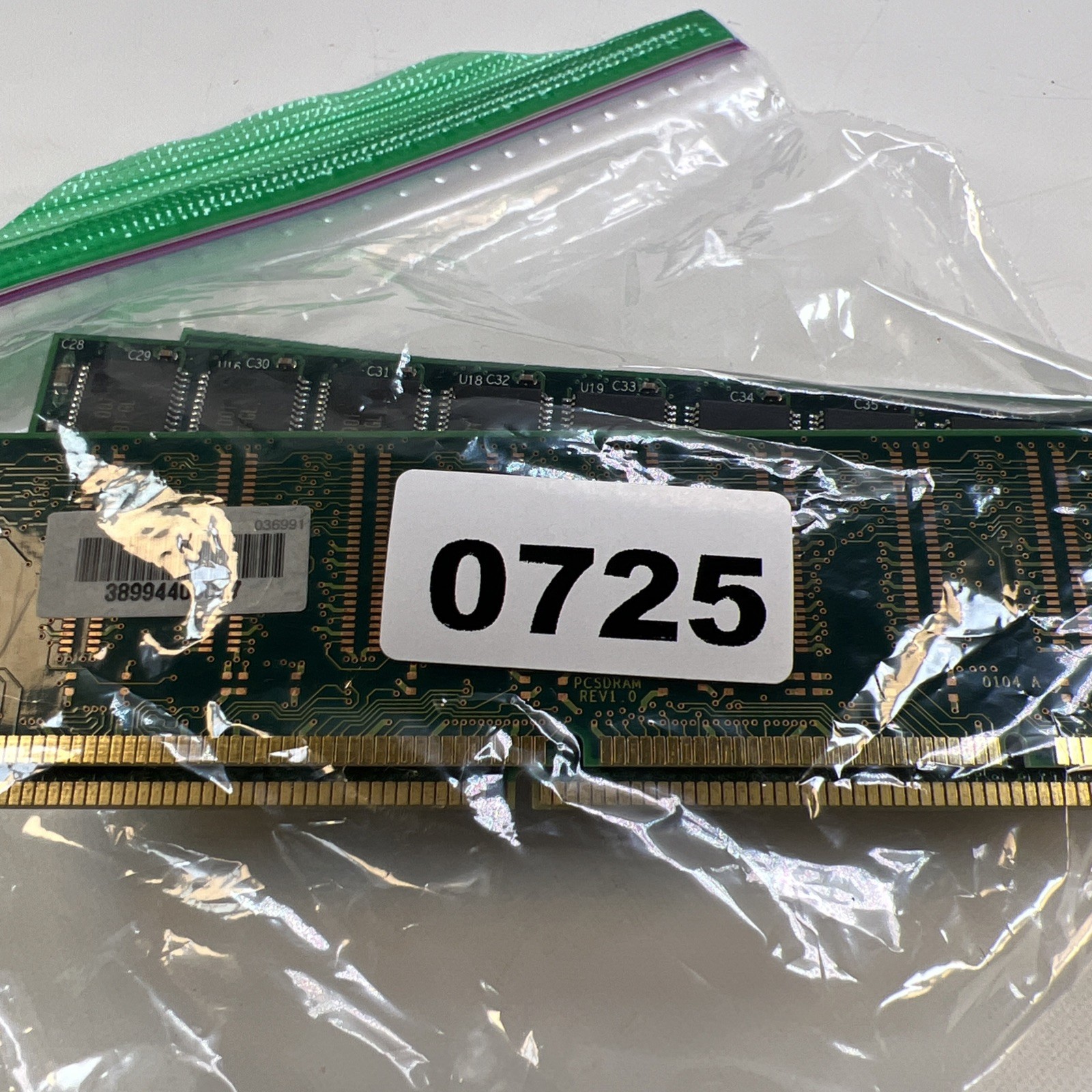 Lot of 9 Vintage SDRAM Memory Modules Mixed Brands PC100 PC133 ECC