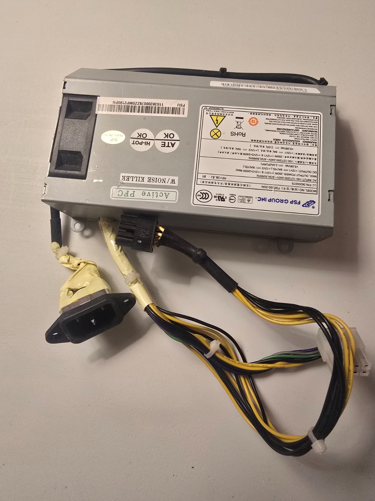 FSP Group FSP250-20AJ 250W Power Supply PSU Active PFC Noise Killer