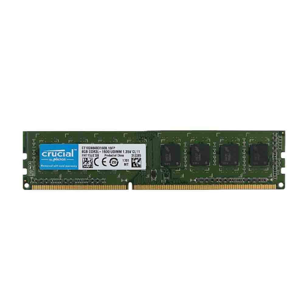 32GB 16GB 8GB DDR3L 1600MHz PC3L-12800 1.35V DIMM Desktop Memory For Crucial LOT