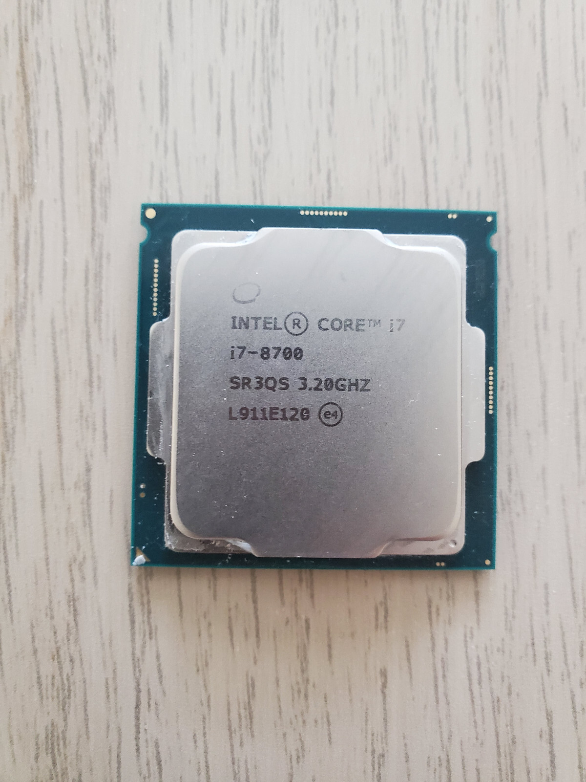 Intel Core i7-8700 Processor (3.2 GHz, 6 Cores, LGA 1151) – SR3QS – Tested