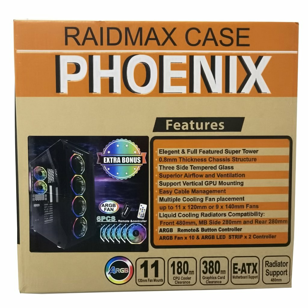 RAIDMAX PHOENIX ATX Computer Case