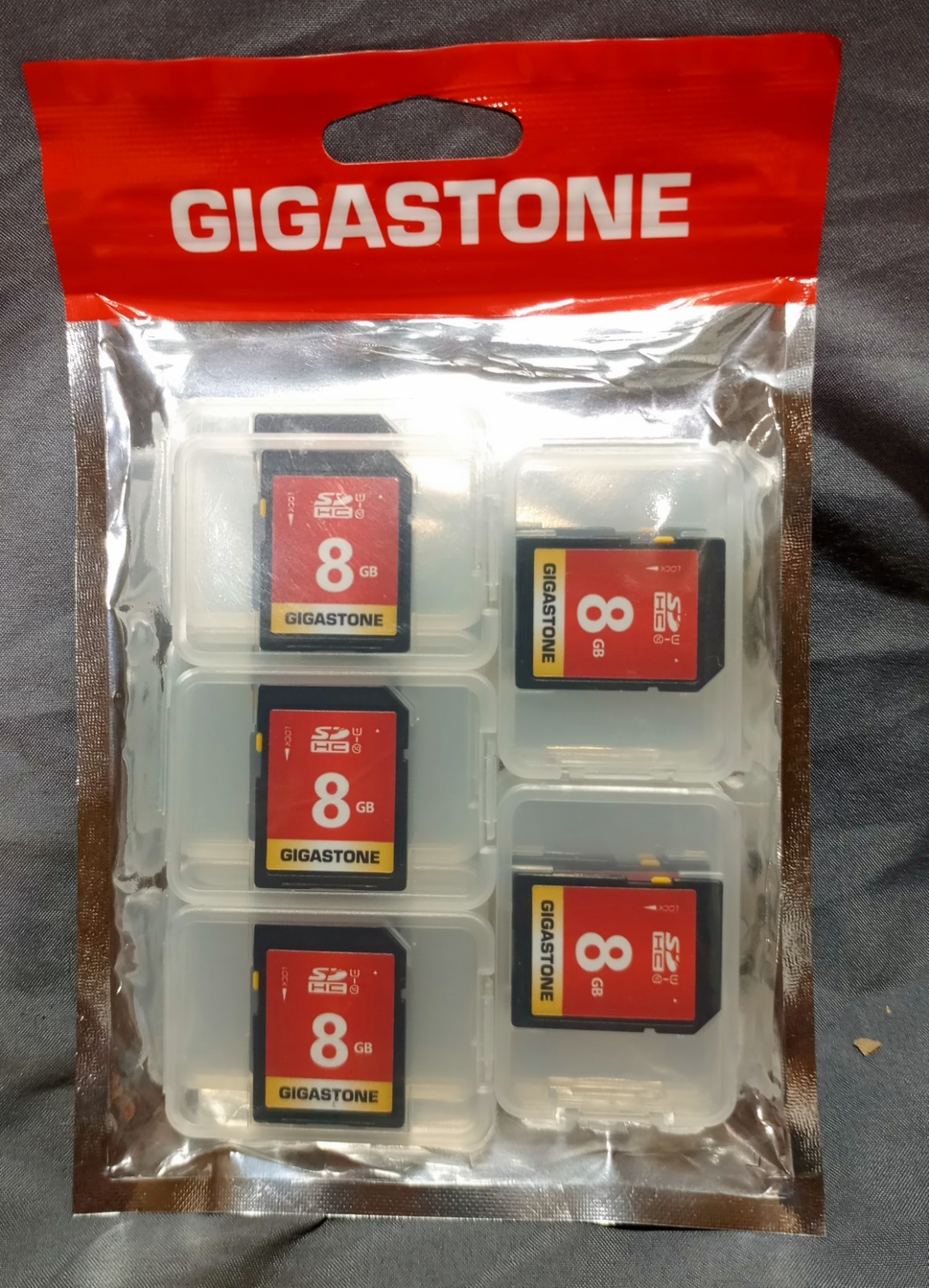 Lot Of 10 Gigastone GS-SDHC80U1-08GBX10-B