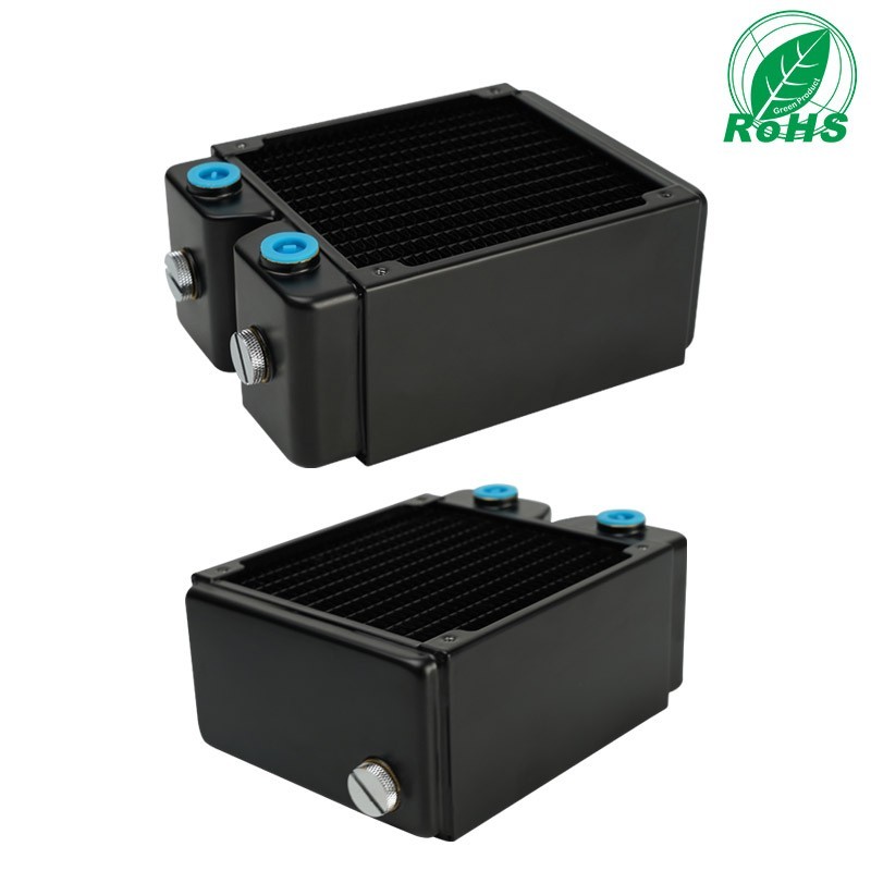 OCOOCOO 120mm 45mm Thick Copper Water Cooling Radiator G1/4 for PC CPU GPU