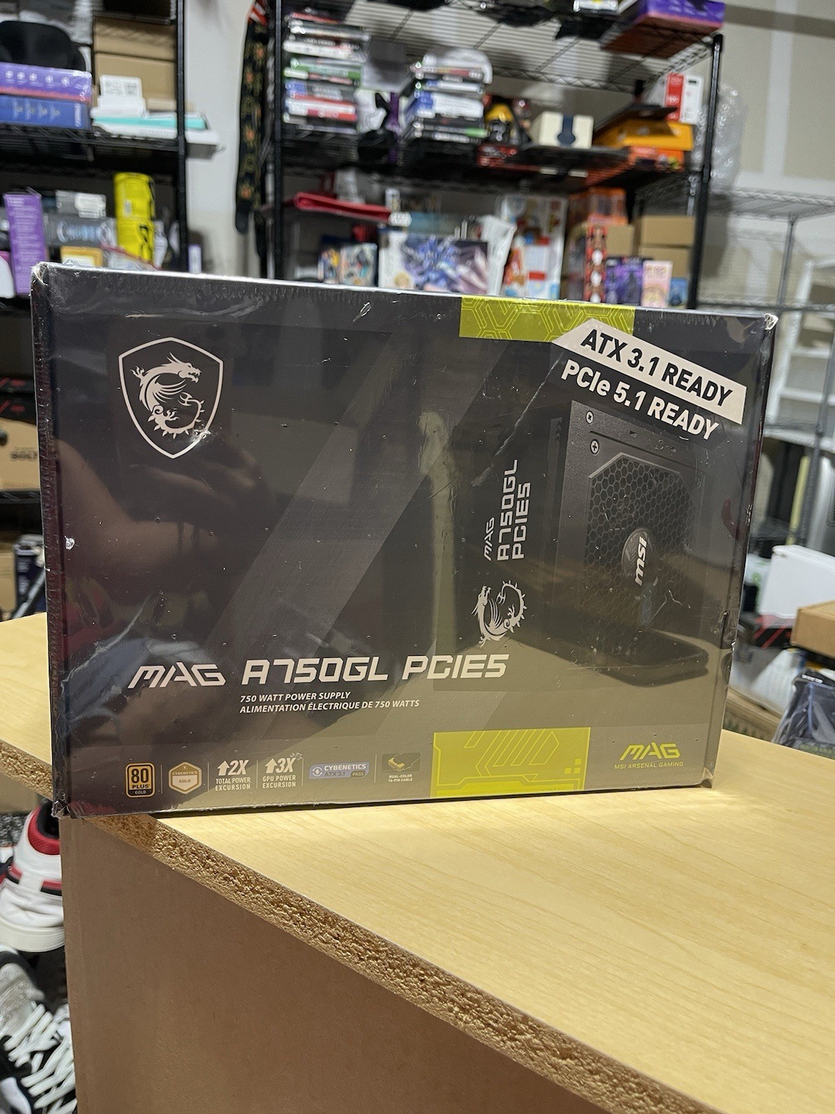 MSI MAG A750GL PCIE 5.1 & ATX 3.1 Gaming Power Supply BRAND NEW