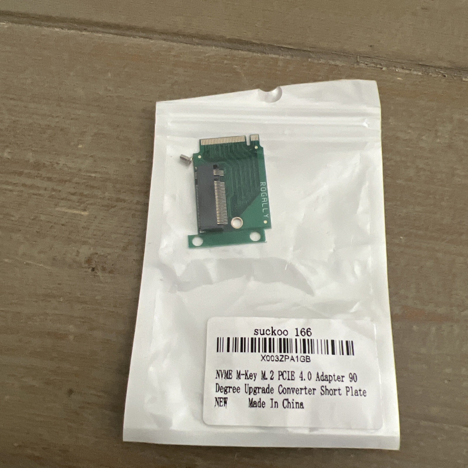 Suckoo M.2 PCIE4.0 Style 90 Degree Adapter For Rog Accessories Handheld Transfer