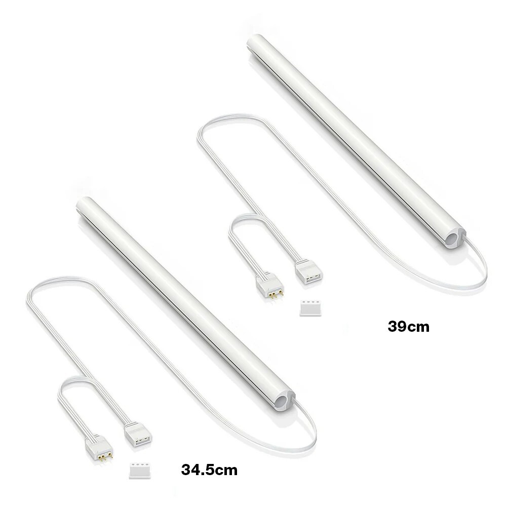 2 PCS 13In LED Tube Sleeve ARGB Soft Tube CPU Liquid Cooler Motherboard Lighting