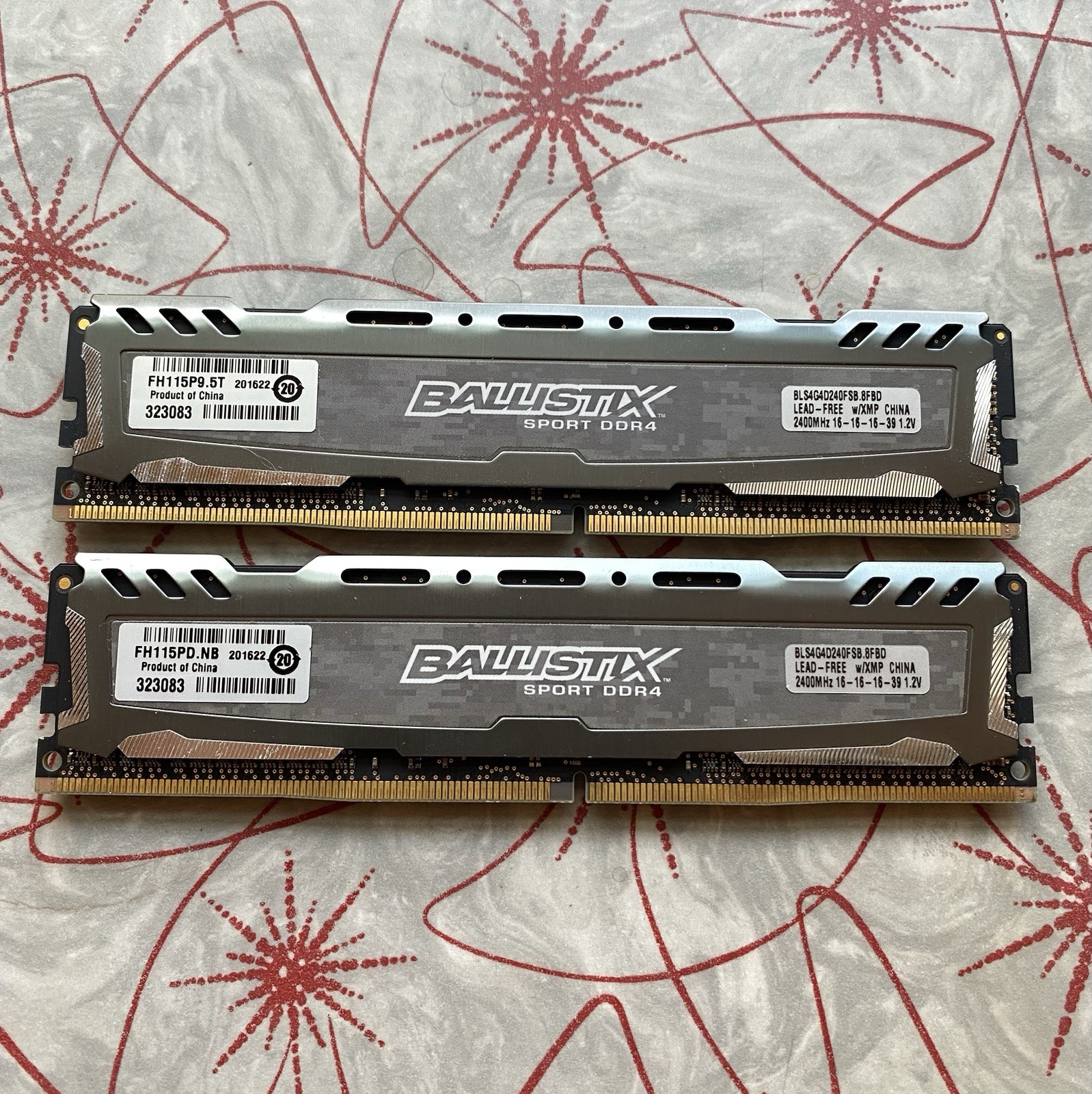 Crucial Micron Ballistix Sport 8GB (2x4GB) DDR4 RAM 2400MHz BLS4G4D240FSB.8FBD2