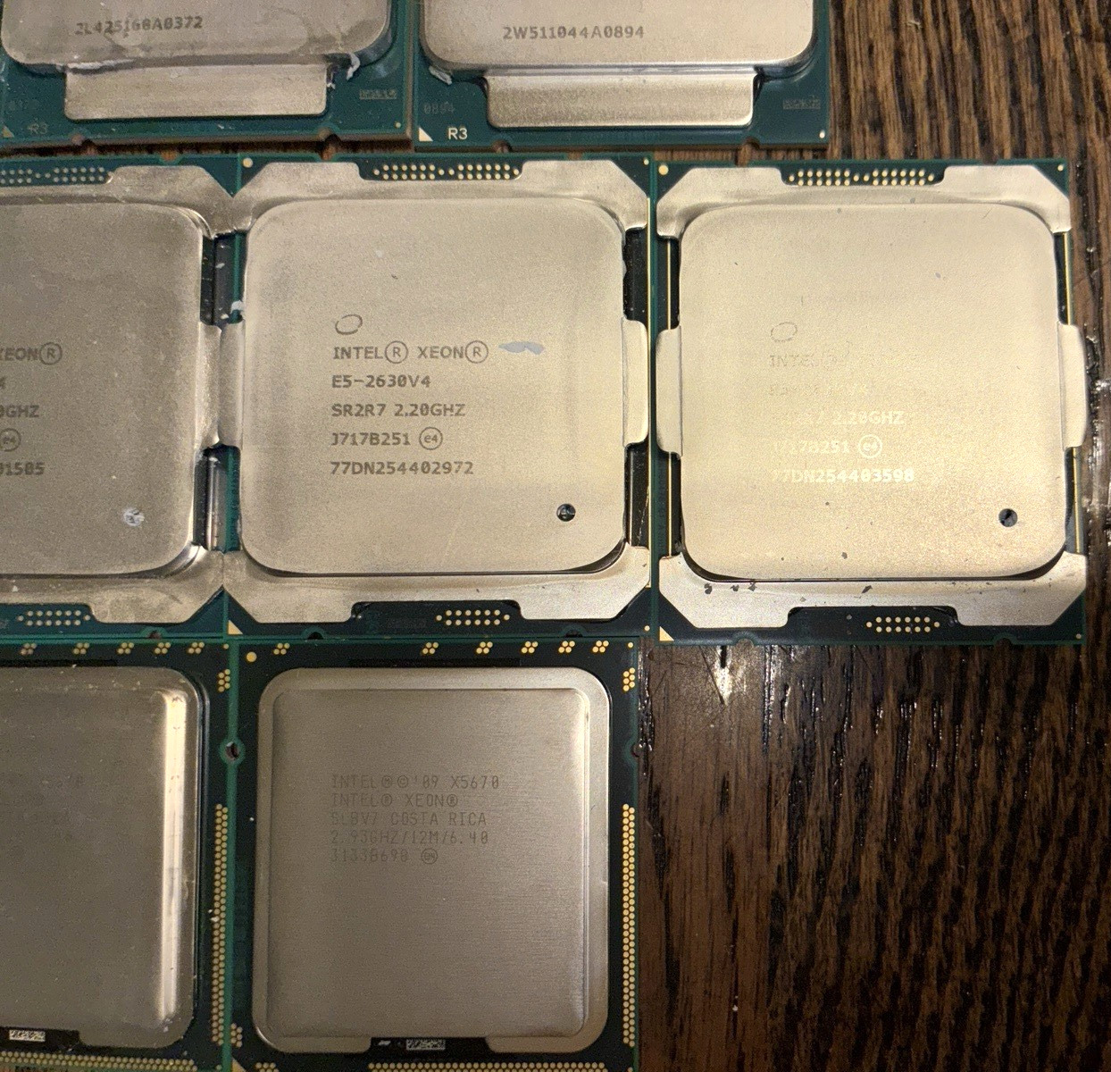 Intel Xeon Processor Mix CPU E3-1245v6 E5-2640v4 Silver 4210 + More Lot of 23