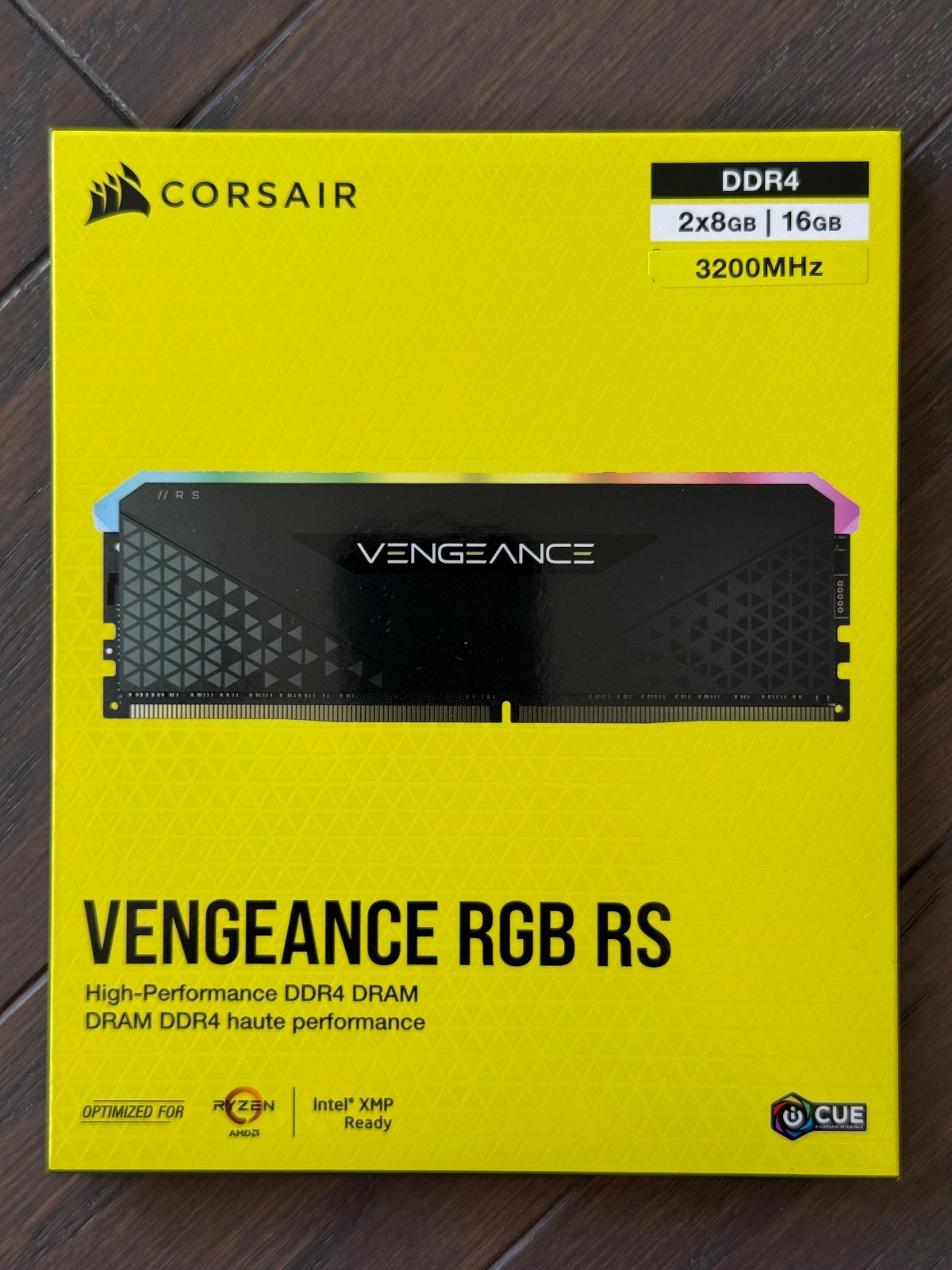 CORSAIR Vengeance RGB RS 16GB (2 x 8GB) DDR4 3200 CL16 Desktop Memory