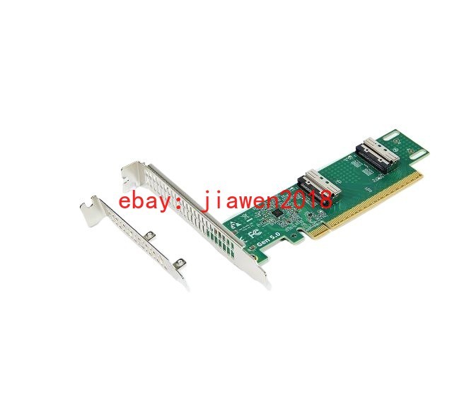 PCI-E 5.0 PCIE 16X To SFF-TA-1016 Dual MCIO 8i Mini Cool Edge IO VROC Adapter US
