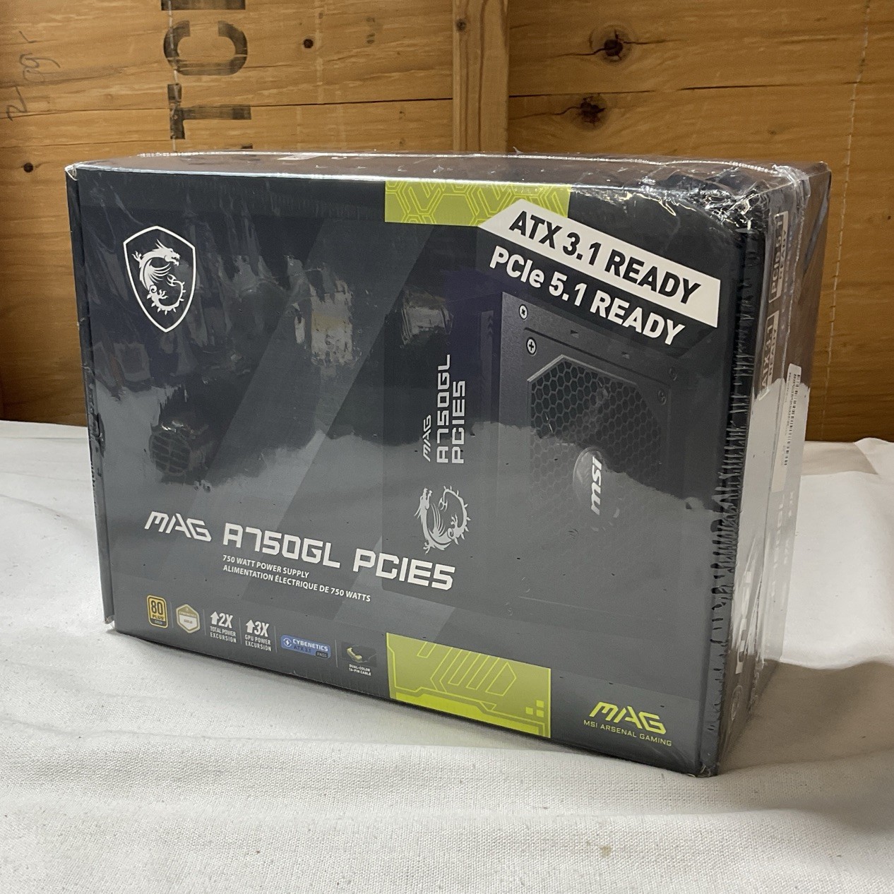 MSI Mag A750GL PCIE5 PSU 750W Fully Modular Power Supply 80+ Gold *SEALED* A8