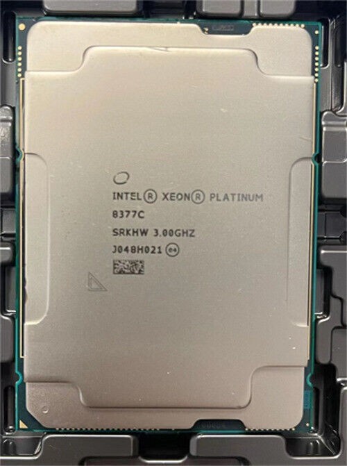 Intel Xeon 8377C CPU 32 core 3.0Ghz Processors TDP 330W support Optane