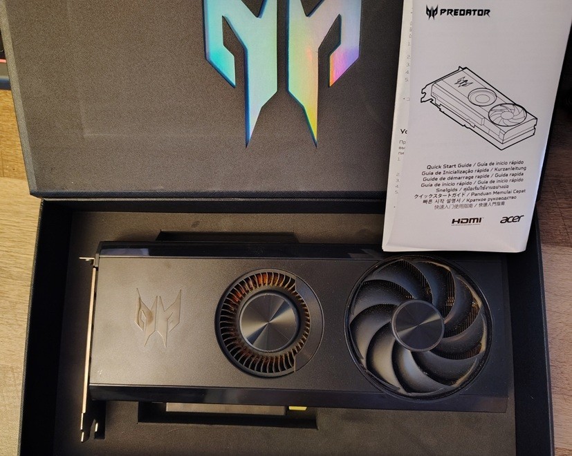 ACER Predator BiFrost Intel Arc A750 Overclocked Graphics Card 8GB GDDR6