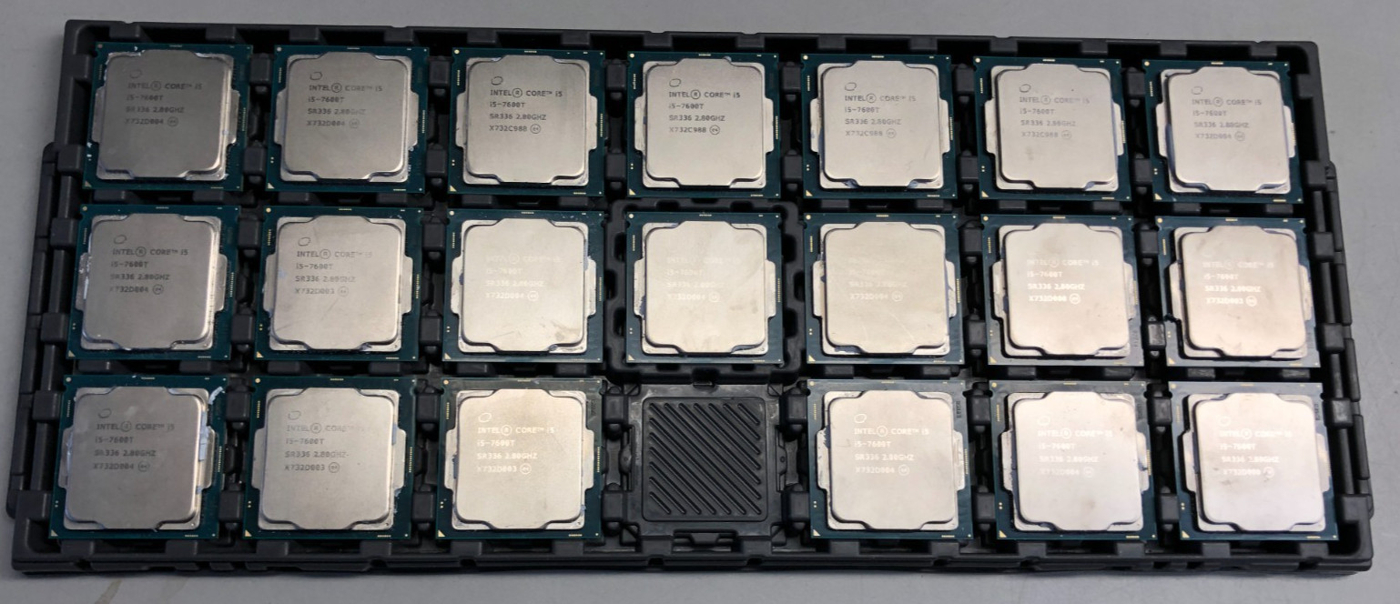 LOT 20x Intel Core i5-7600T SR336 2.8GHz 35W LGA 1151 6MB 8GT/s CPU Processor