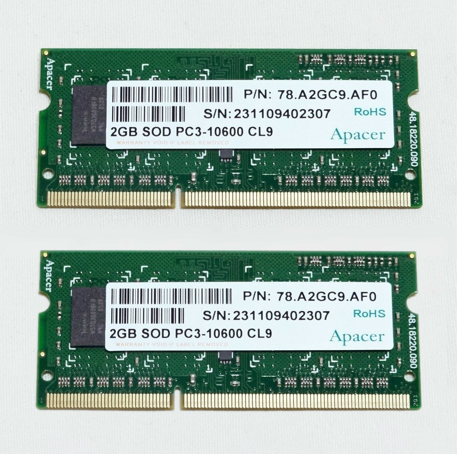 4GB (2x 2GB) DDR3 1333mhz PC3-10600 SoDimm Laptop Hynix RAM Memory Upgrade Kit