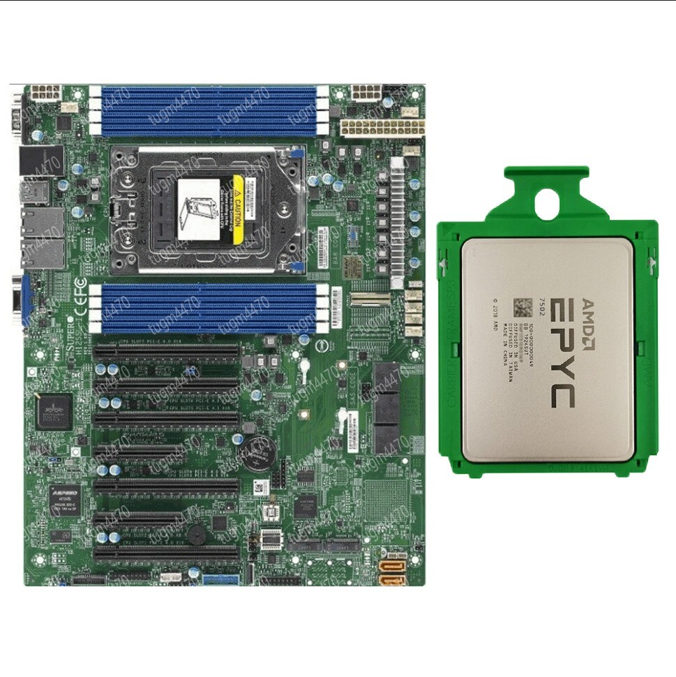 AMD epyc 7502+Supermicro h12ssl-i combination 32 core 64 thread 2.5 GHz