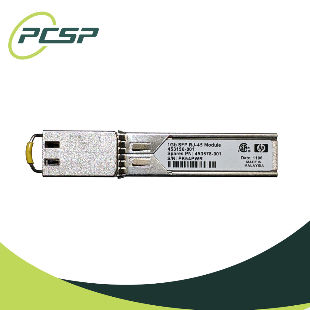 Lot of 8 HP 1000BASE-T 1G SFP VC RJ-45 Transceiver 453578-001 MALAYSIA V2