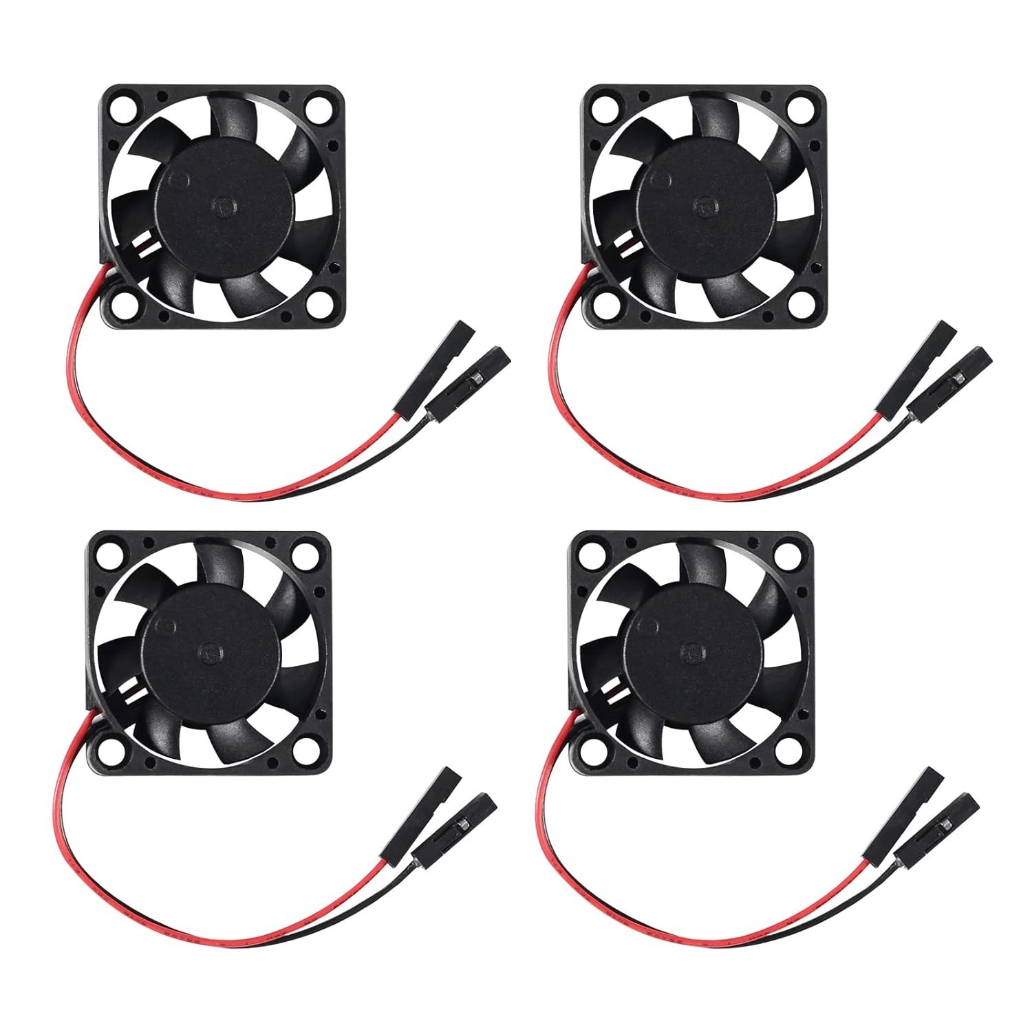 Raspberry Pi Cooling Fan 6 Pack 30x30x7mm Brushless Quiet Fan Compatible with…